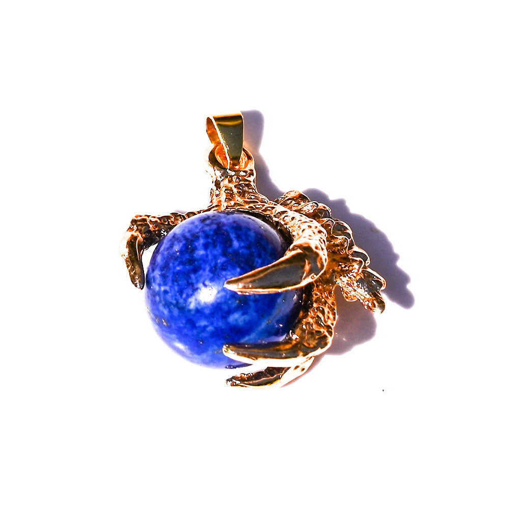 Dragon Claw Ball Pendants for Necklace GEMROCKY-Jewelry-Sodalite Golden-