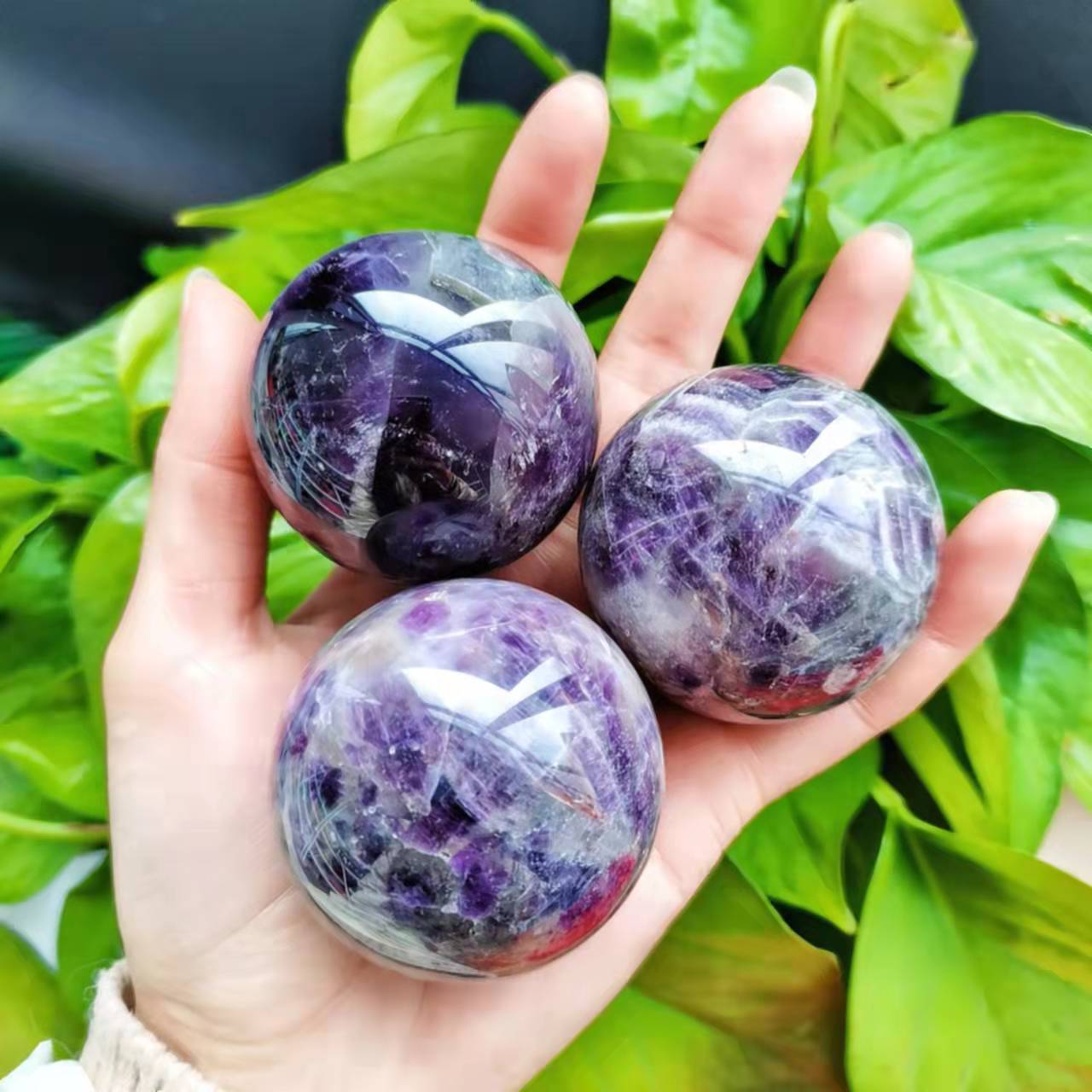 Dream Amethyst Spheres GEMROCKY-Spheres-