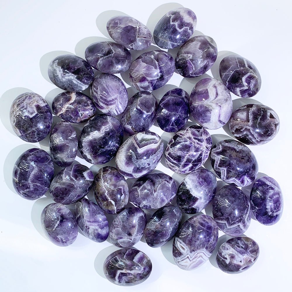 Dream Amethyst Tumble Stones GEMROCKY-Tumbles-