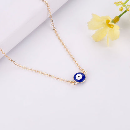 Evil Eye Silver Golden Color Pendant Necklace GEMROCKY-Jewelry-2-