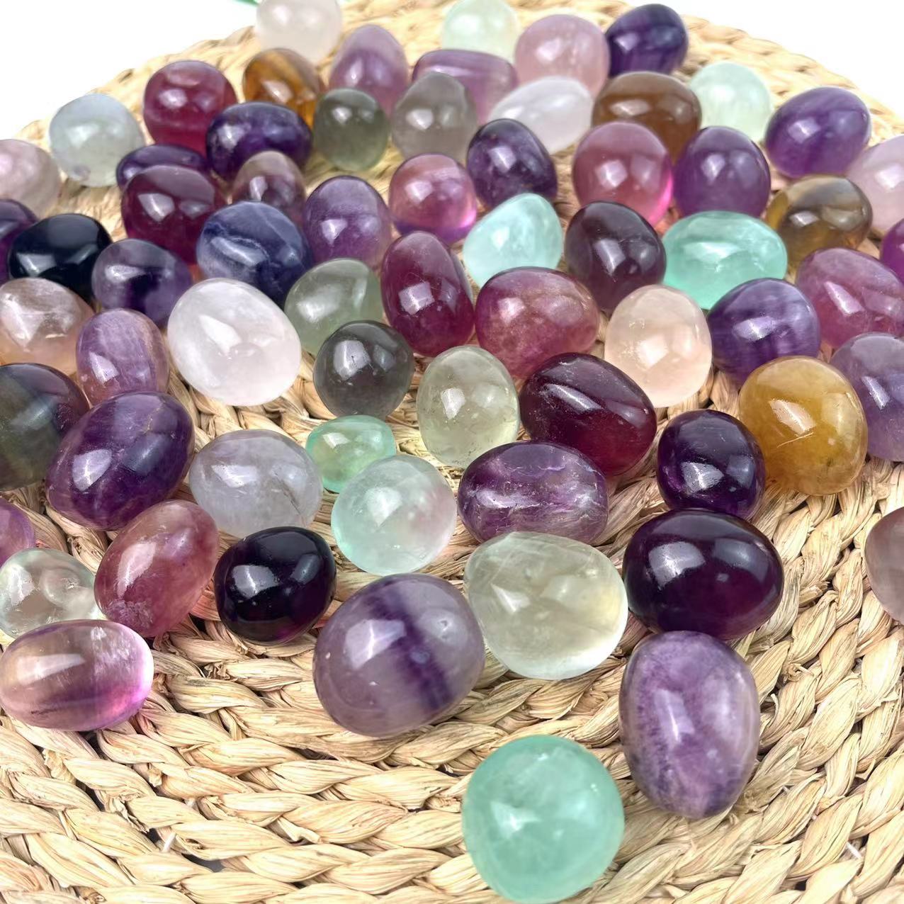 Fluorite Tumble Stones GEMROCKY-Tumbles-