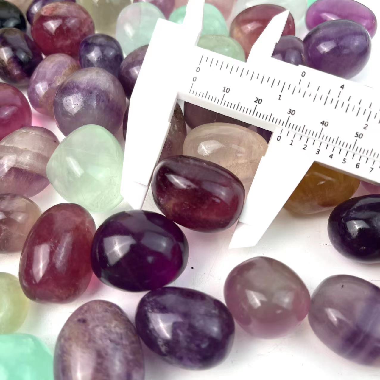 Fluorite Tumble Stones GEMROCKY-Tumbles-