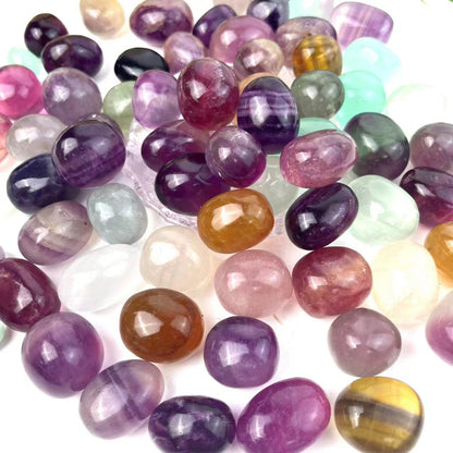 Fluorite Tumble Stones GEMROCKY-Tumbles-