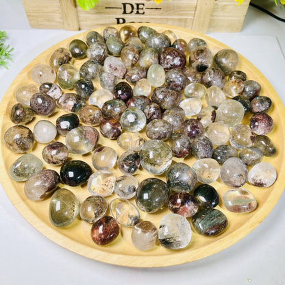 Garden Phantom Quartz Tumble Stones GEMROCKY-Tumbles-