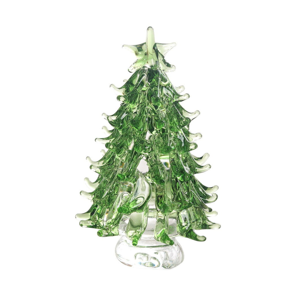 Glass Christmas Tree Holiday Ornaments GEMROCKY-Decoration-Green-