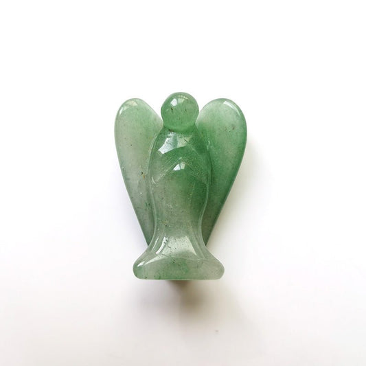 Green Aventurine Angel 1.5 Inch GEMROCKY-Carvings-