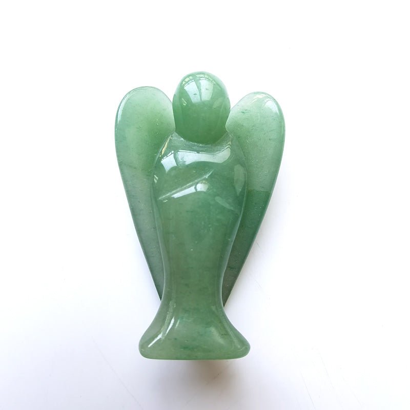 Green Aventurine Angel 3 Inch GEMROCKY-Carvings-