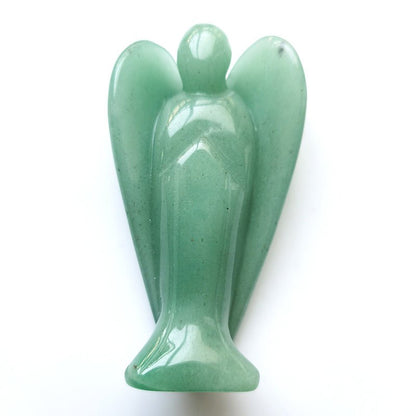 Green Aventurine Angel 4 Inch GEMROCKY-Carvings-