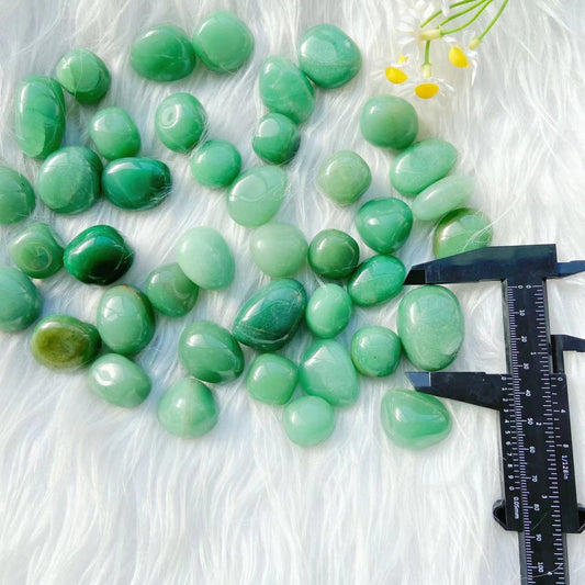 Green Aventurine Tumble Stones GEMROCKY-Tumbles-