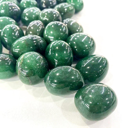 Green Strawberry Quartz Tumble Stones GEMROCKY-Tumbles-