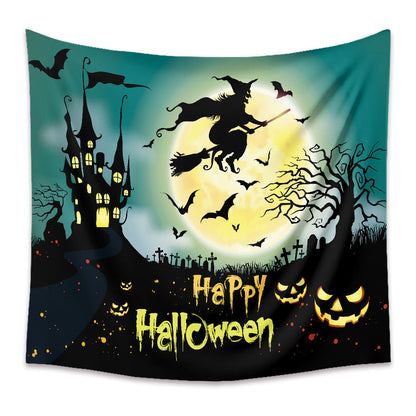 Halloween Holiday Background Cloth Horror Style Tapestry GEMROCKY-Decoration-73*95cm-11-