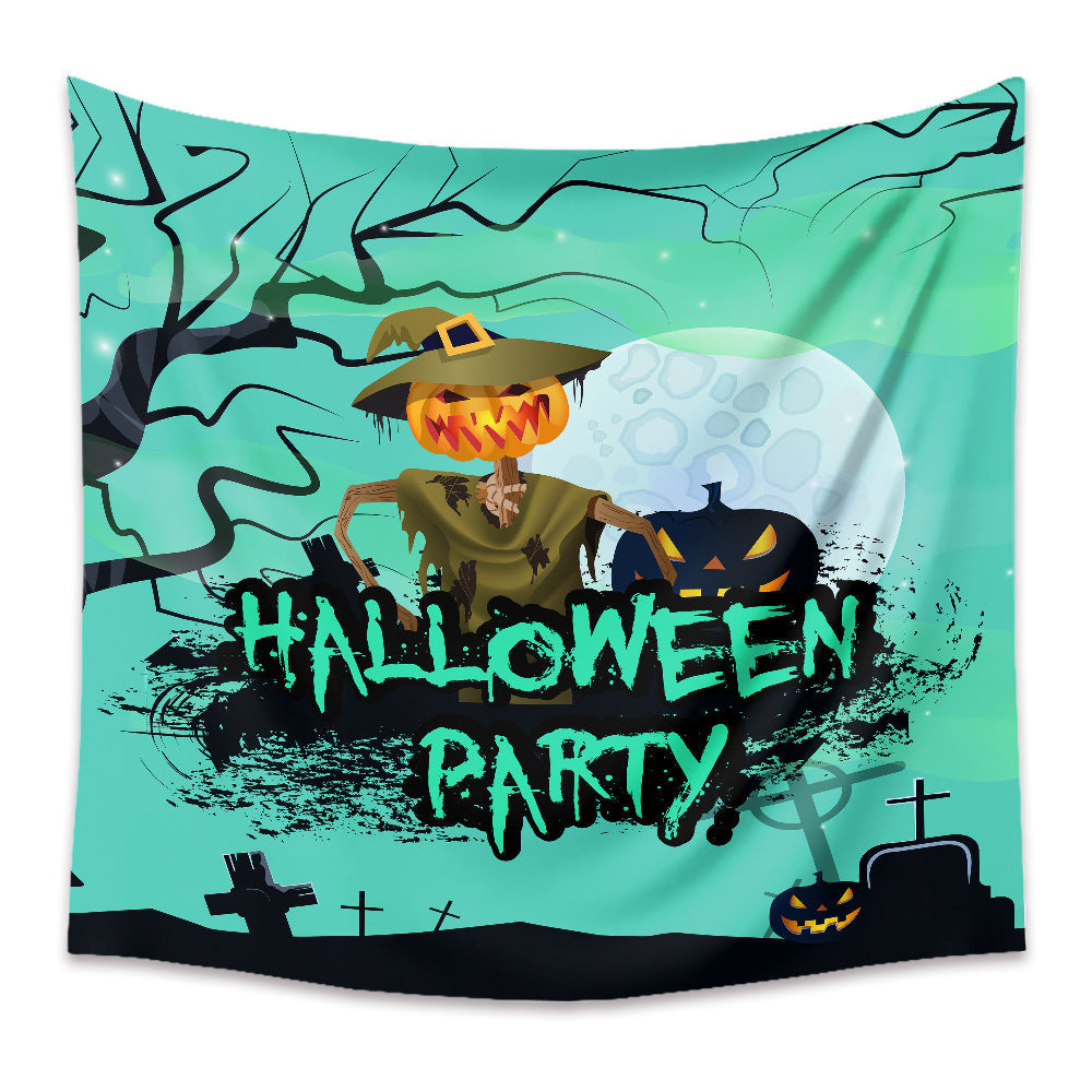 Halloween Holiday Background Cloth Horror Style Tapestry GEMROCKY-Decoration-73*95cm-12-