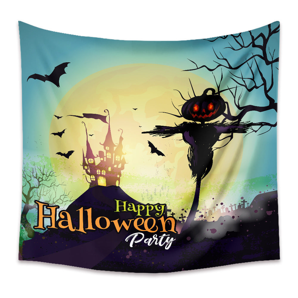 Halloween Holiday Background Cloth Horror Style Tapestry GEMROCKY-Decoration-73*95cm-13-