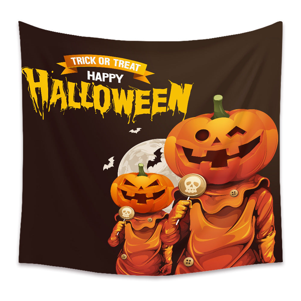 Halloween Holiday Background Cloth Horror Style Tapestry GEMROCKY-Decoration-73*95cm-14-