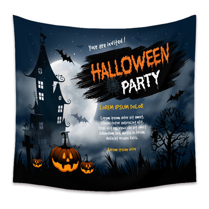 Halloween Holiday Background Cloth Horror Style Tapestry GEMROCKY-Decoration-73*95cm-2-