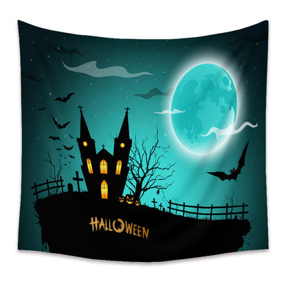 Halloween Holiday Background Cloth Horror Style Tapestry GEMROCKY-Decoration-73*95cm-4-