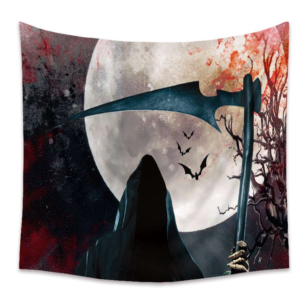 Halloween Holiday Background Cloth Horror Style Tapestry GEMROCKY-Decoration-73*95cm-5-