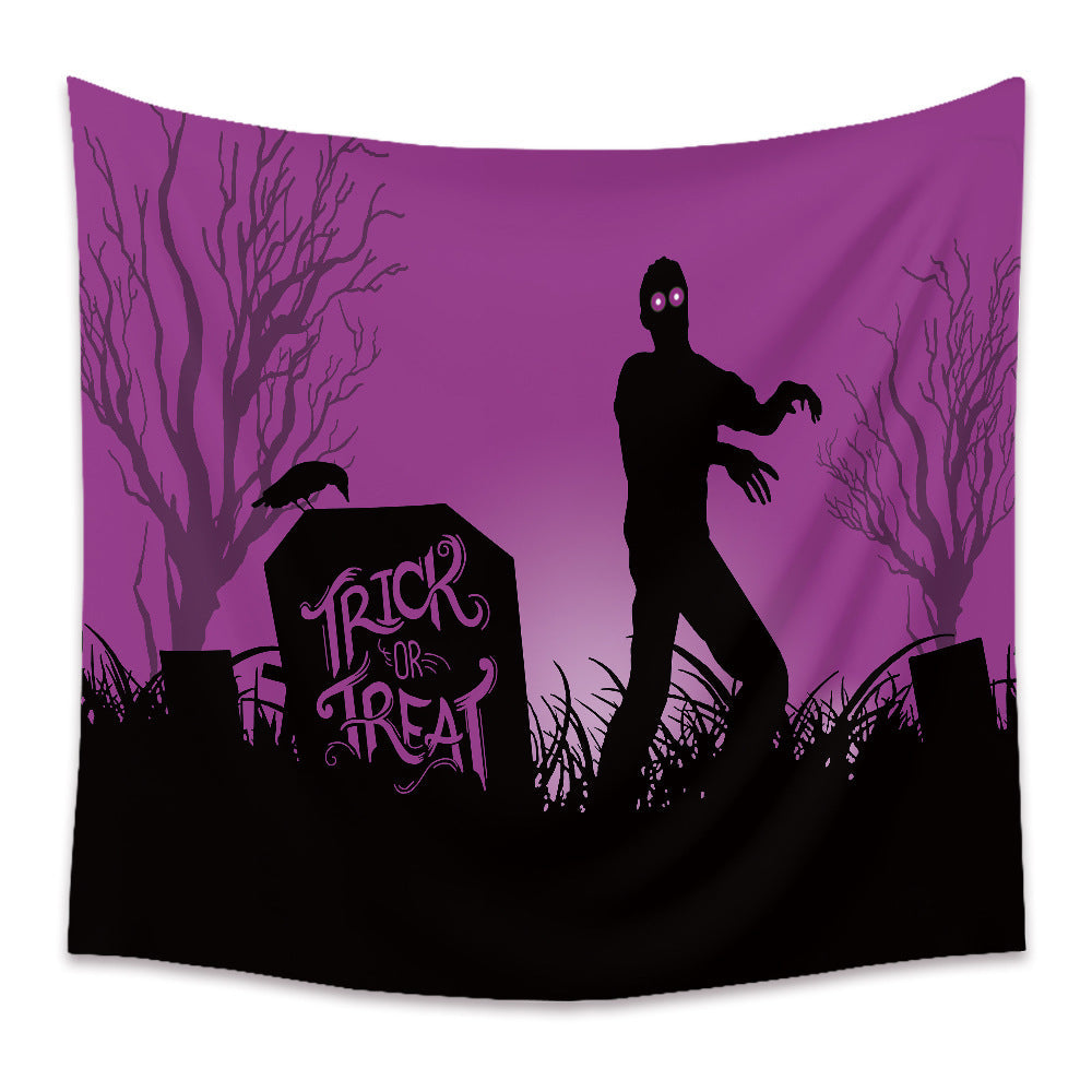 Halloween Holiday Background Cloth Horror Style Tapestry GEMROCKY-Decoration-73*95cm-5-