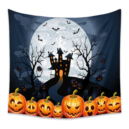 Halloween Holiday Background Cloth Horror Style Tapestry GEMROCKY-Decoration-73*95cm-9-