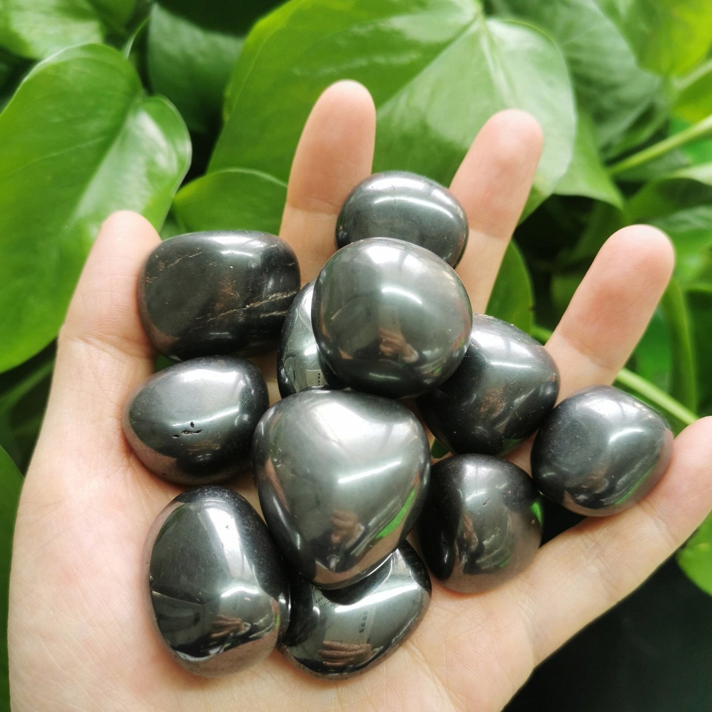 Hematite Tumble Stones GEMROCKY-Tumbles-