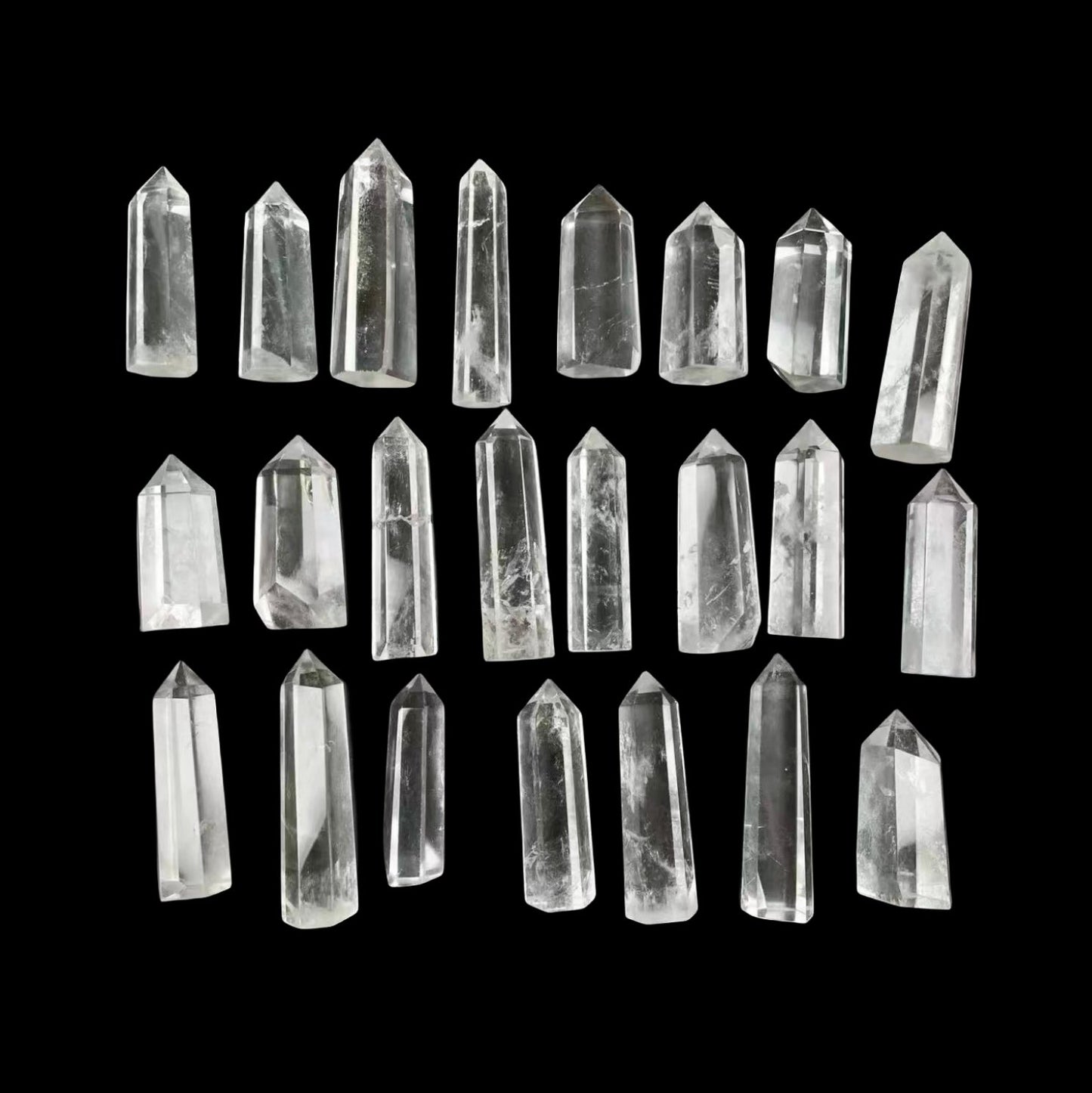 High Quality Clear Quartz Point Wands GEMROCKY-Point Wands-