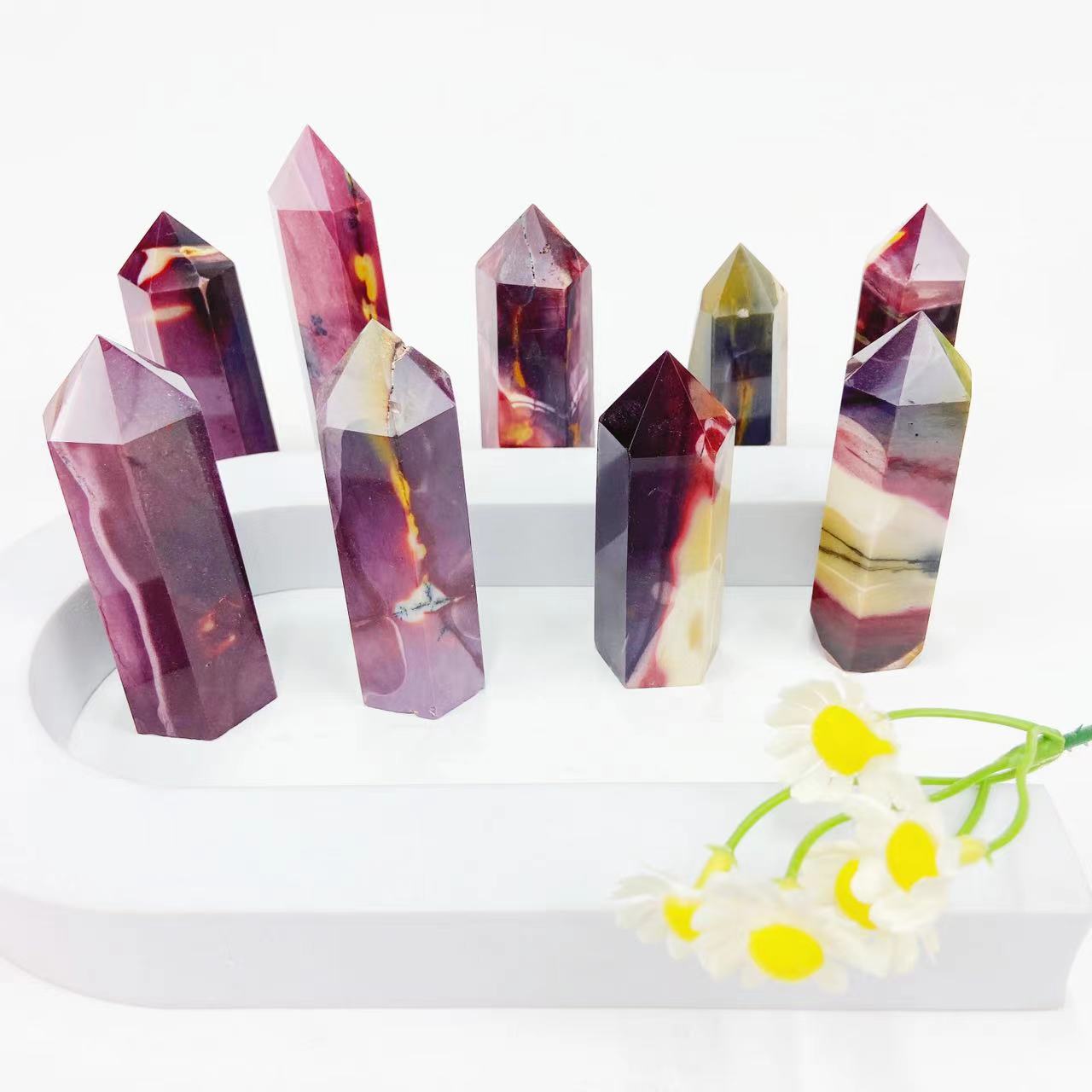 High Quality Mookaite Jasper Point Wands GEMROCKY-Point Wands-