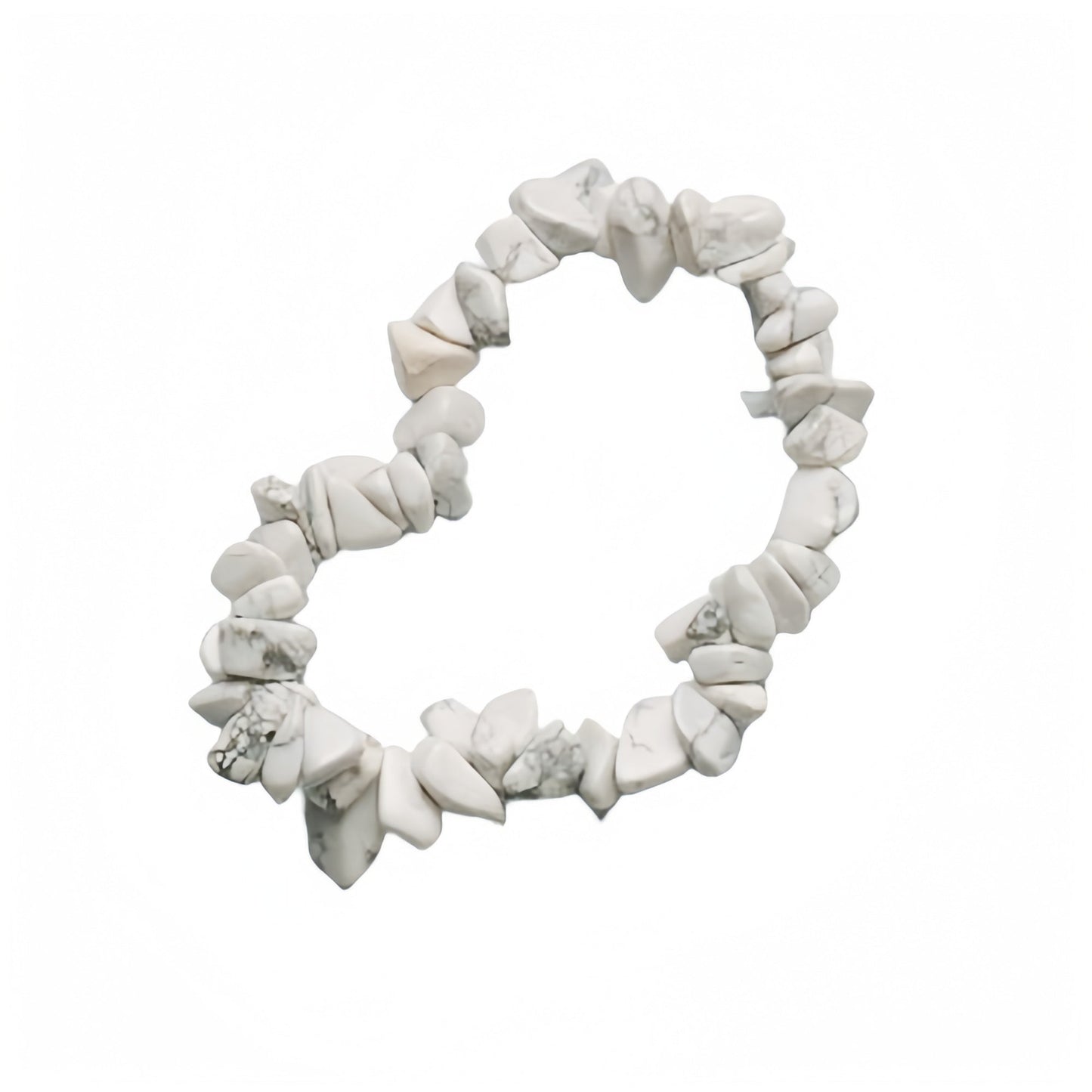 Howlite Chip Bracelets GEMROCKY-Bracelets-GEMROCKY