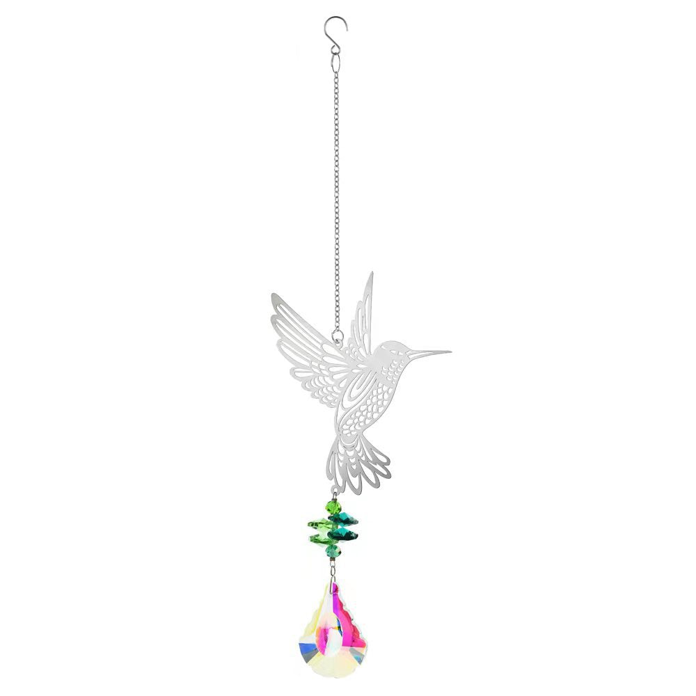 Hummingbird Drop Pendant Suncatcher Ornaments GEMROCKY-Decoration-1-