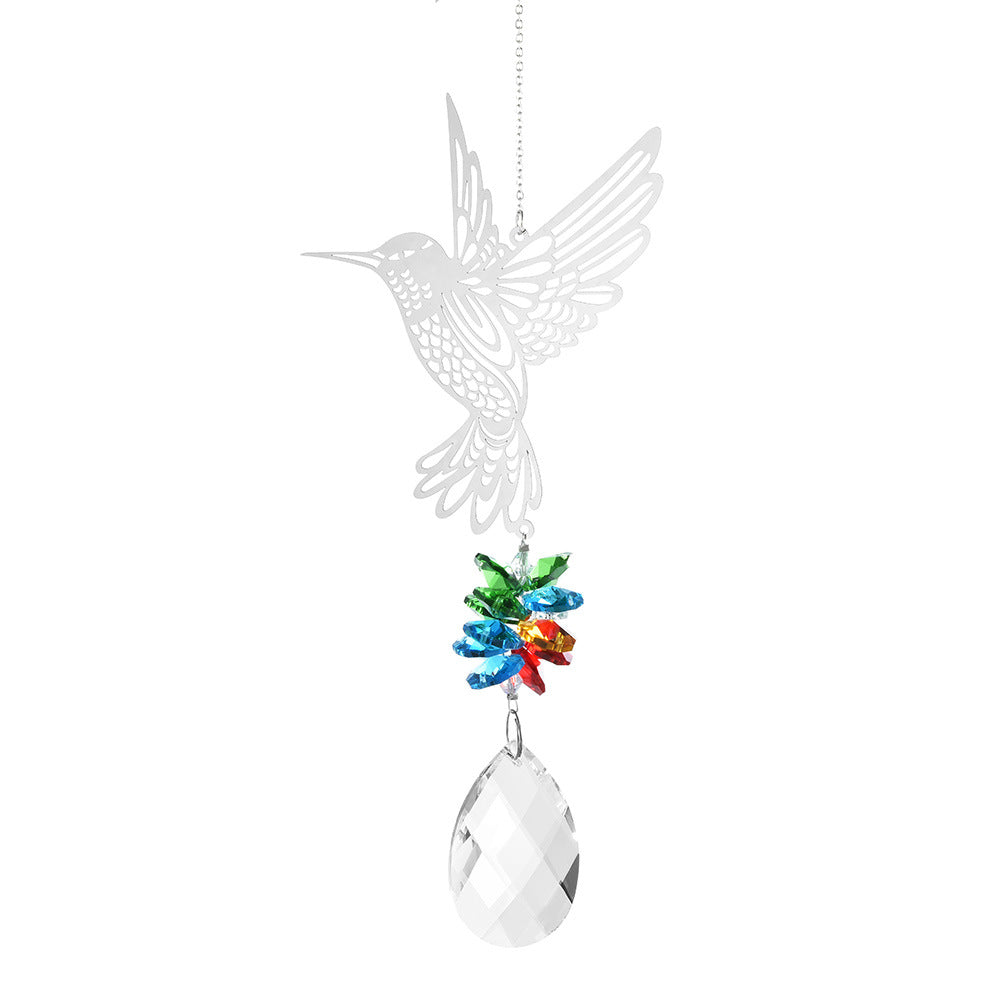 Hummingbird Drop Pendant Suncatcher Ornaments GEMROCKY-Decoration-2-
