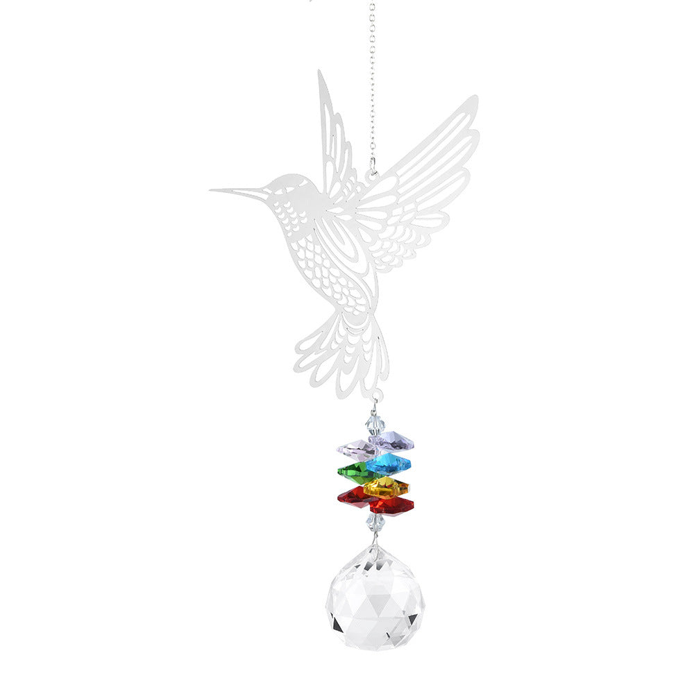 Hummingbird Drop Pendant Suncatcher Ornaments GEMROCKY-Decoration-3-