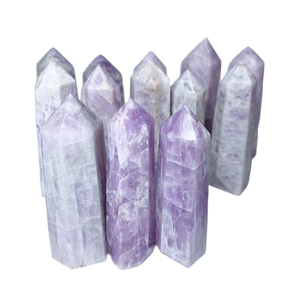 Kunzite Point Wands GEMROCKY-Point Wands-