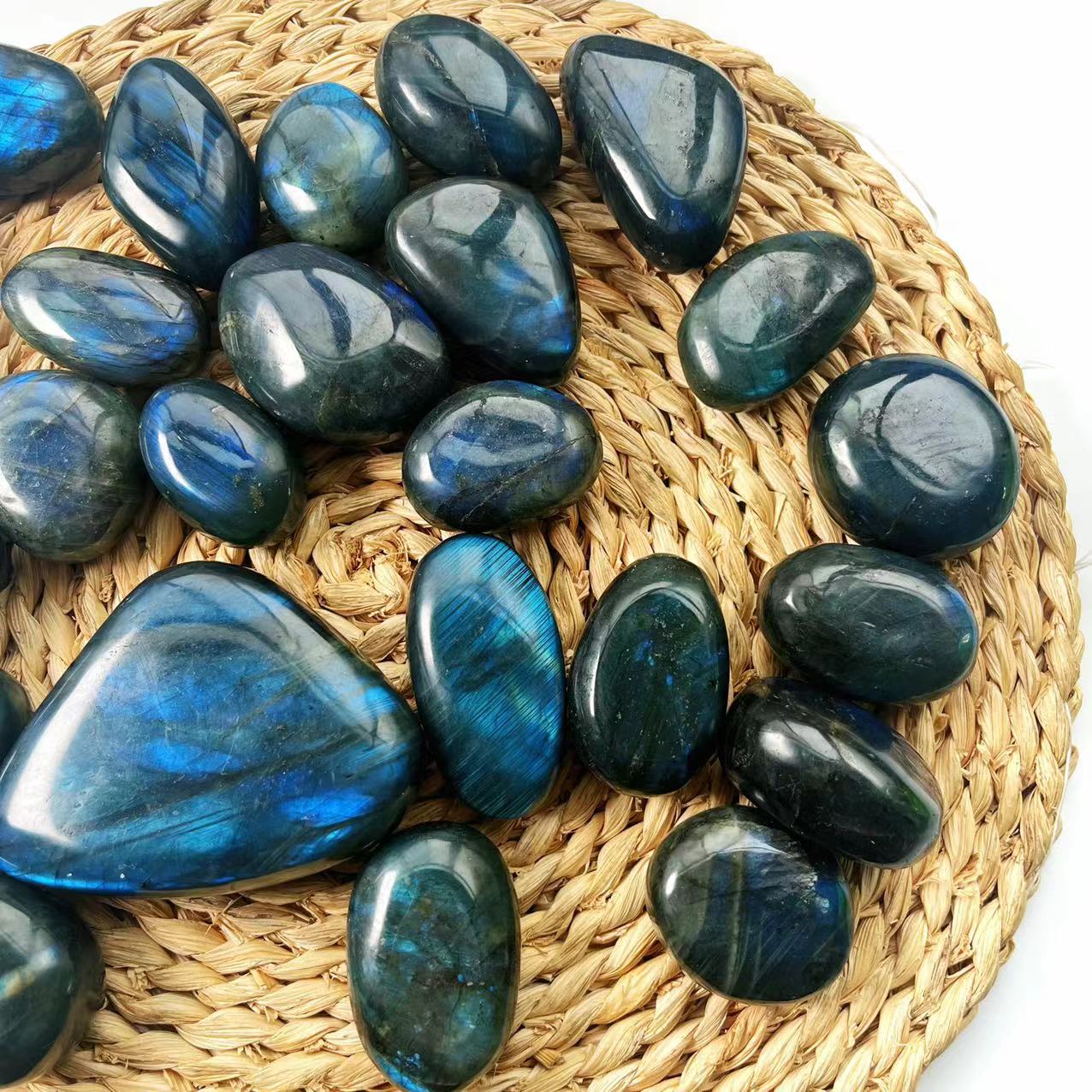 Labradorite Tumble Stones GEMROCKY-Tumbles-