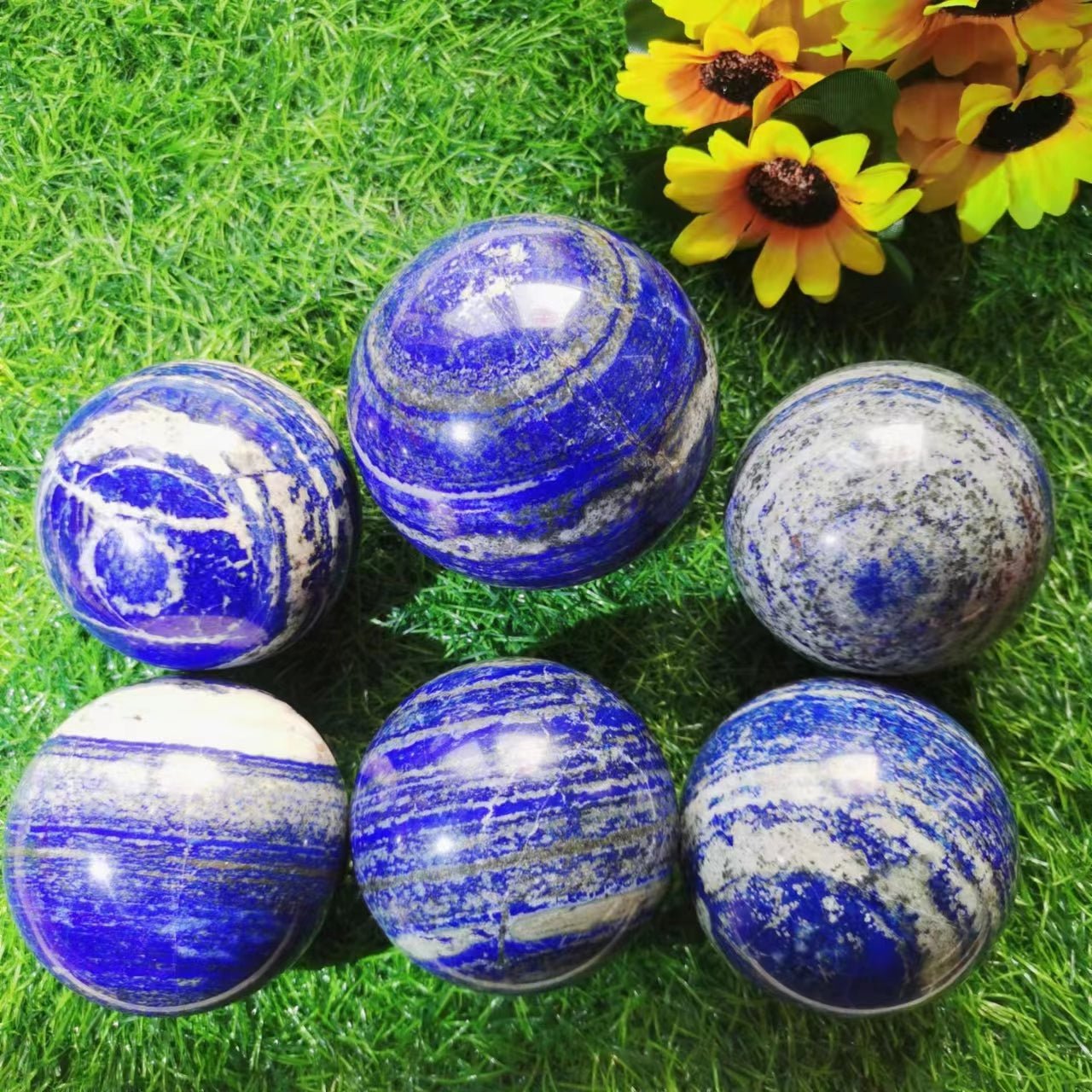 Lapis Lazuli Spheres GEMROCKY-Spheres-