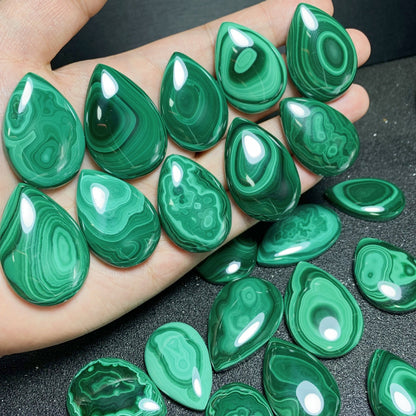 Malachite Drop Shape Pendants GEMROCKY-Jewelry-