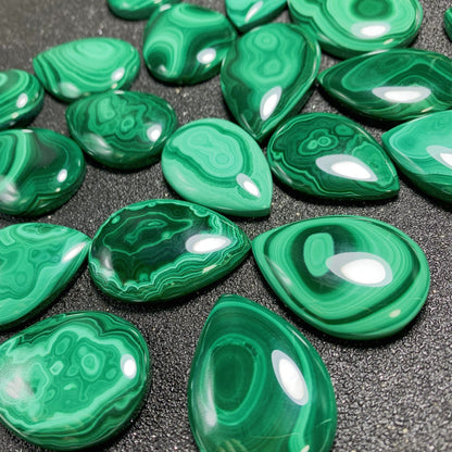 Malachite Drop Shape Pendants GEMROCKY-Jewelry-