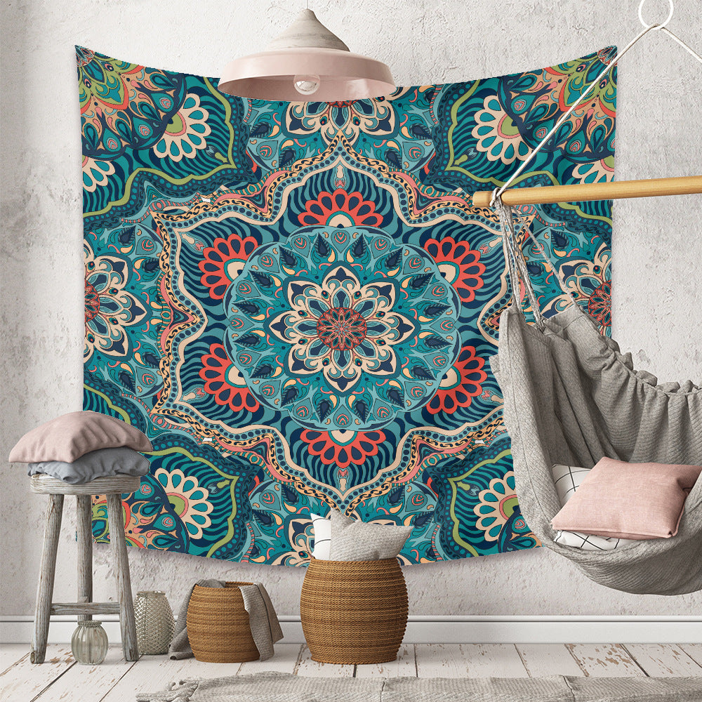 Mandala Background Cloth Bohemian Style Exotic Tapestry GEMROCKY-Decoration-