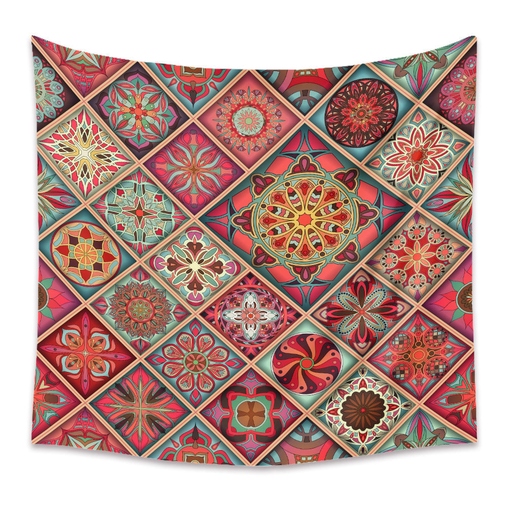 Mandala Background Cloth Bohemian Style Exotic Tapestry GEMROCKY-Decoration-73*95cm-13-