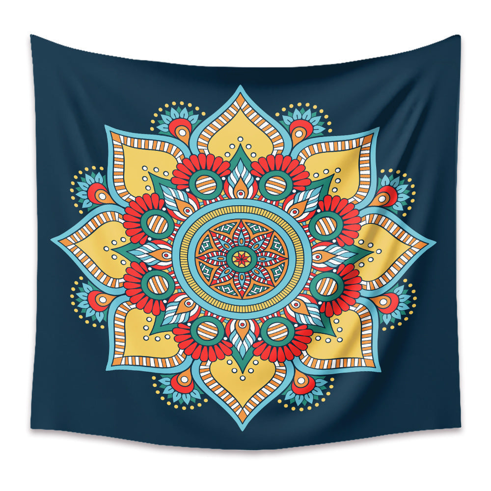 Mandala Background Cloth Bohemian Style Exotic Tapestry GEMROCKY-Decoration-73*95cm-3-