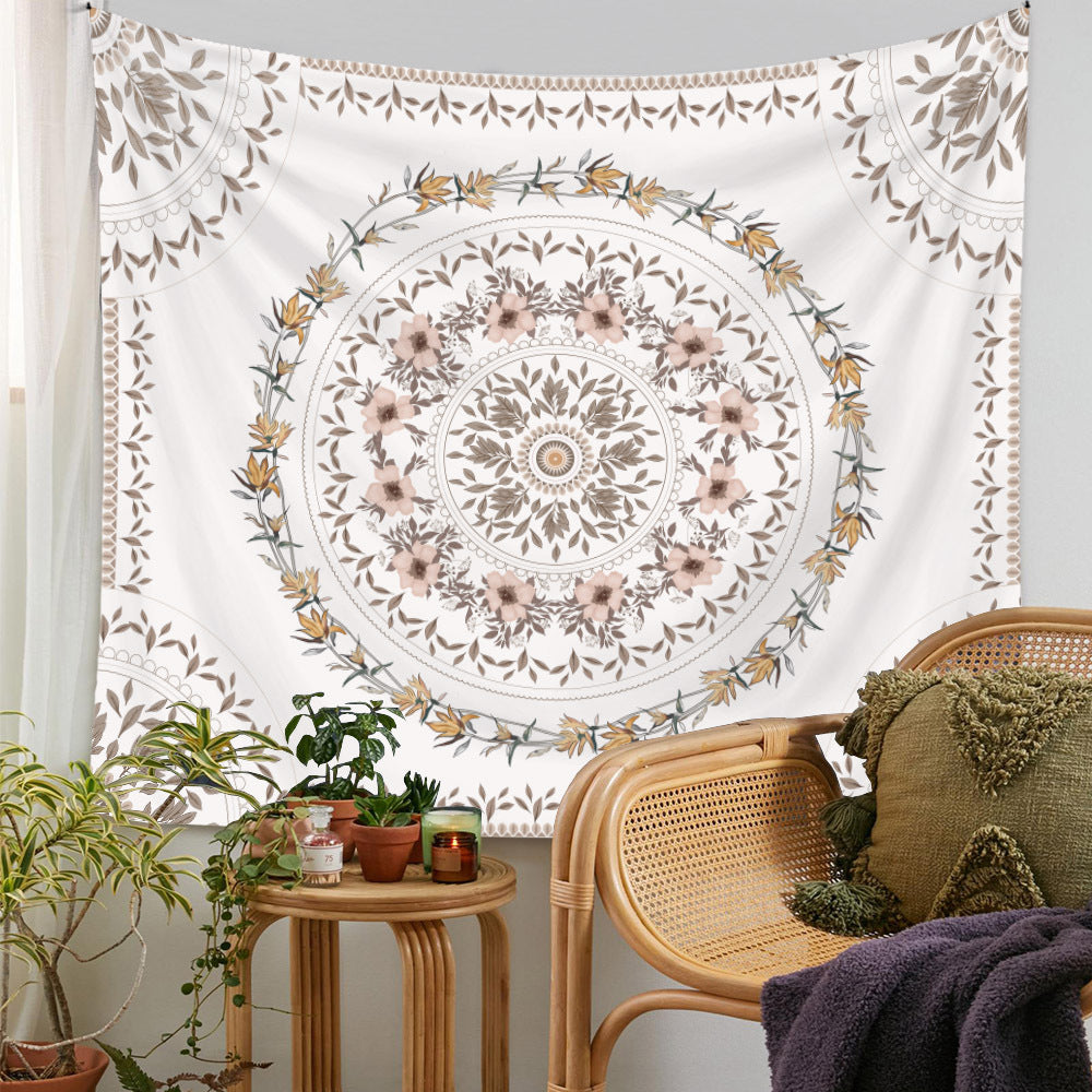 Mandala Flower Decor Bohemian Tapestry GEMROCKY-Decoration-73*95cm (brushed hair)-Mandala 13-