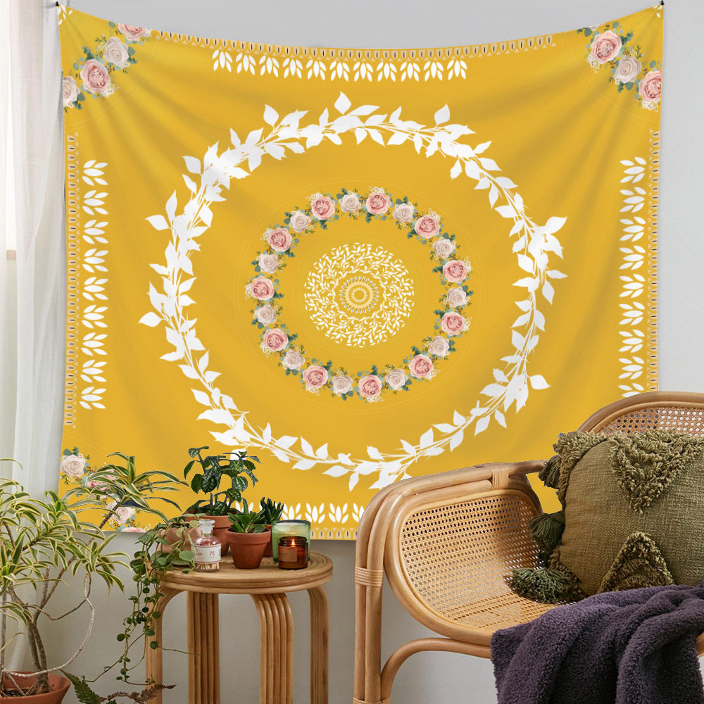 Mandala Flower Decor Bohemian Tapestry GEMROCKY-Decoration-73*95cm (brushed hair)-Mandala 8-