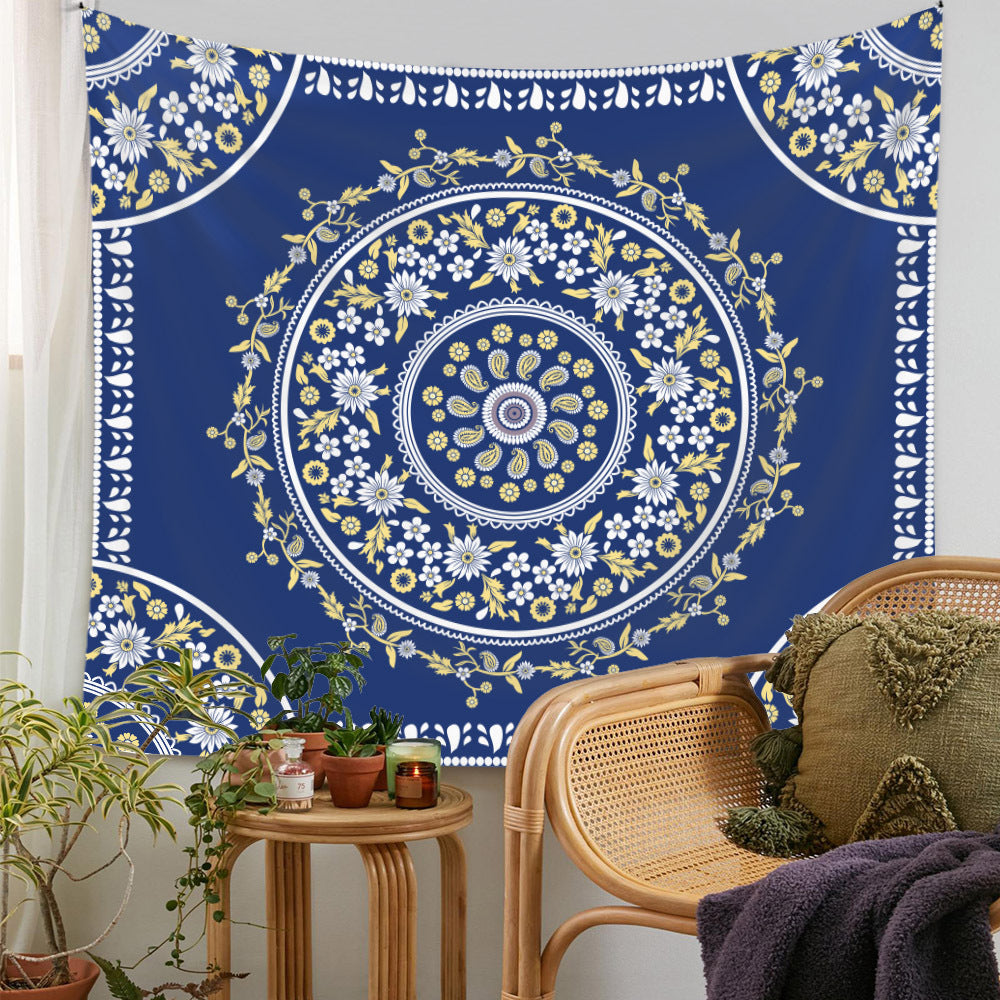 Mandala Flower Decor Bohemian Tapestry GEMROCKY-Decoration-73*95cm (brushed hair)-Mandala 9-