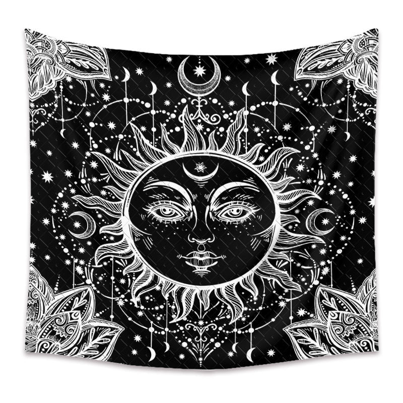 Mandala Moon Goddess Background Cloth Home Decor Tapestry GEMROCKY-Decoration-73*95cm-14-