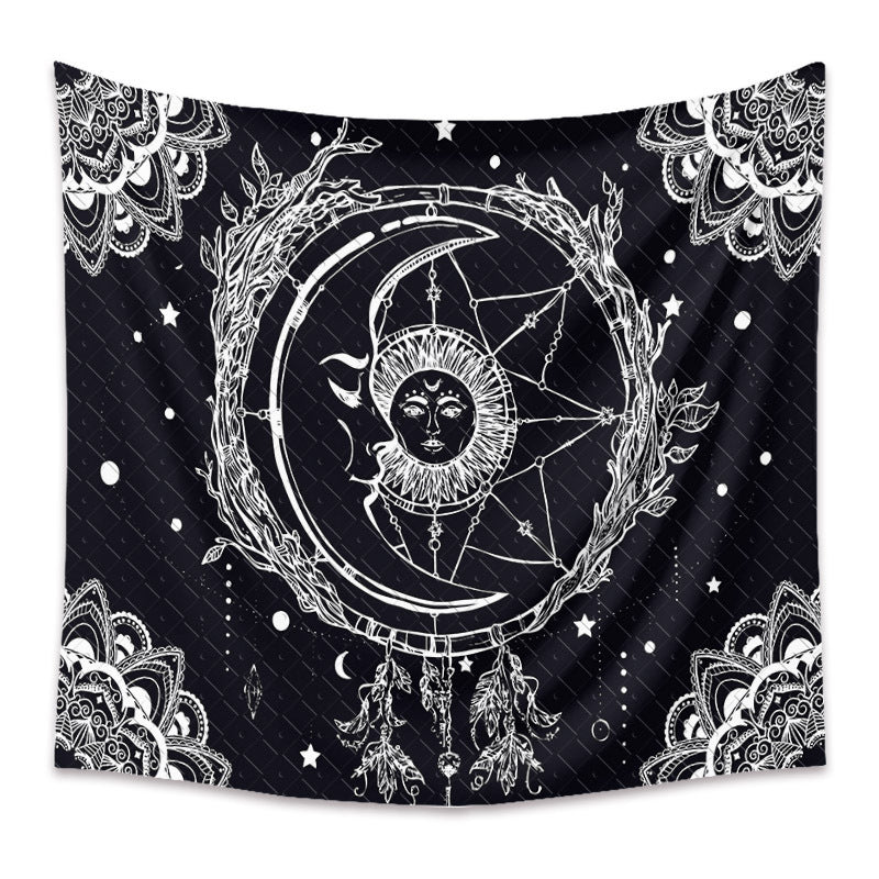 Mandala Moon Goddess Background Cloth Home Decor Tapestry GEMROCKY-Decoration-73*95cm-15-