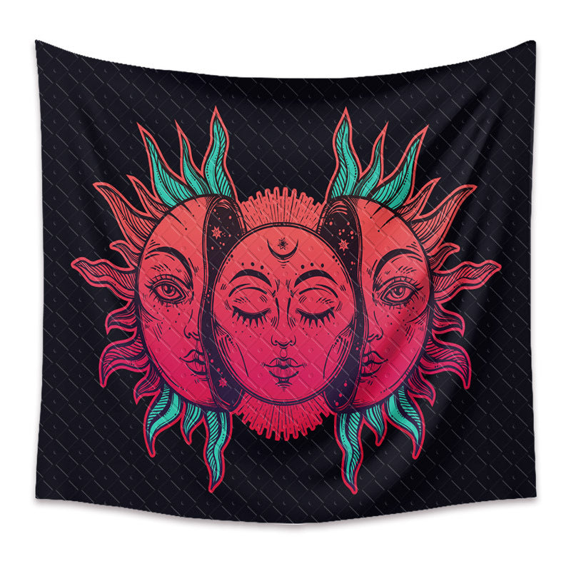 Mandala Moon Goddess Background Cloth Home Decor Tapestry GEMROCKY-Decoration-73*95cm-16-