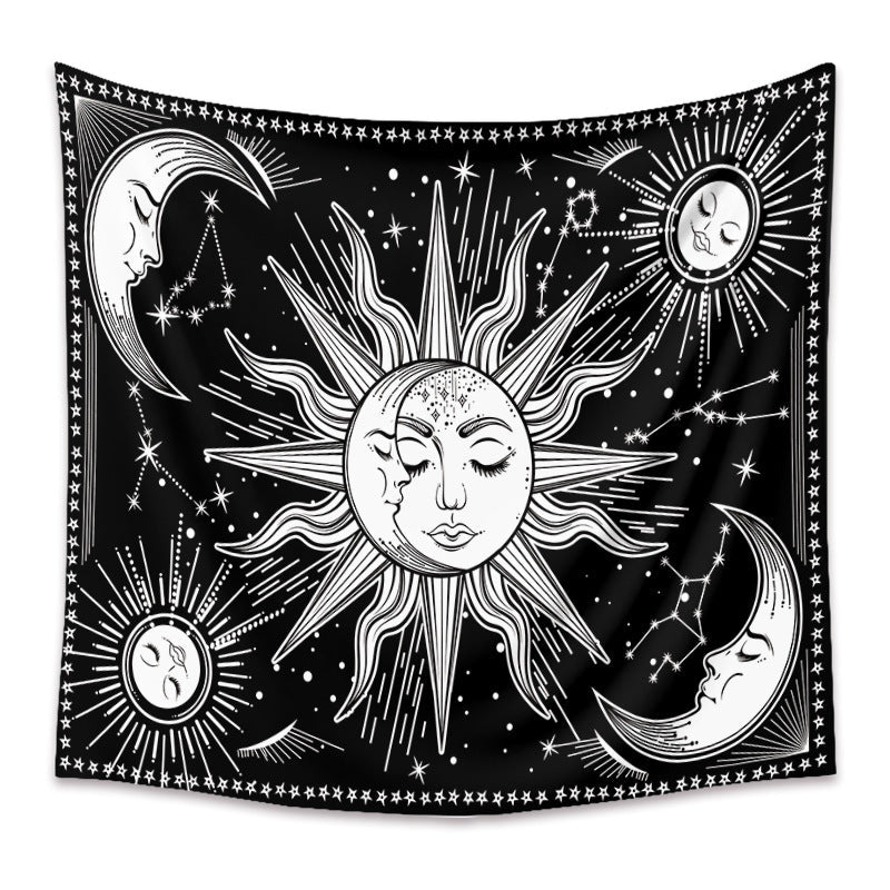 Mandala Moon Goddess Background Cloth Home Decor Tapestry GEMROCKY-Decoration-73*95cm-3-