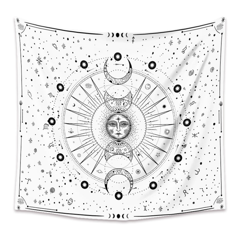 Mandala Moon Goddess Background Cloth Home Decor Tapestry GEMROCKY-Decoration-73*95cm-8-