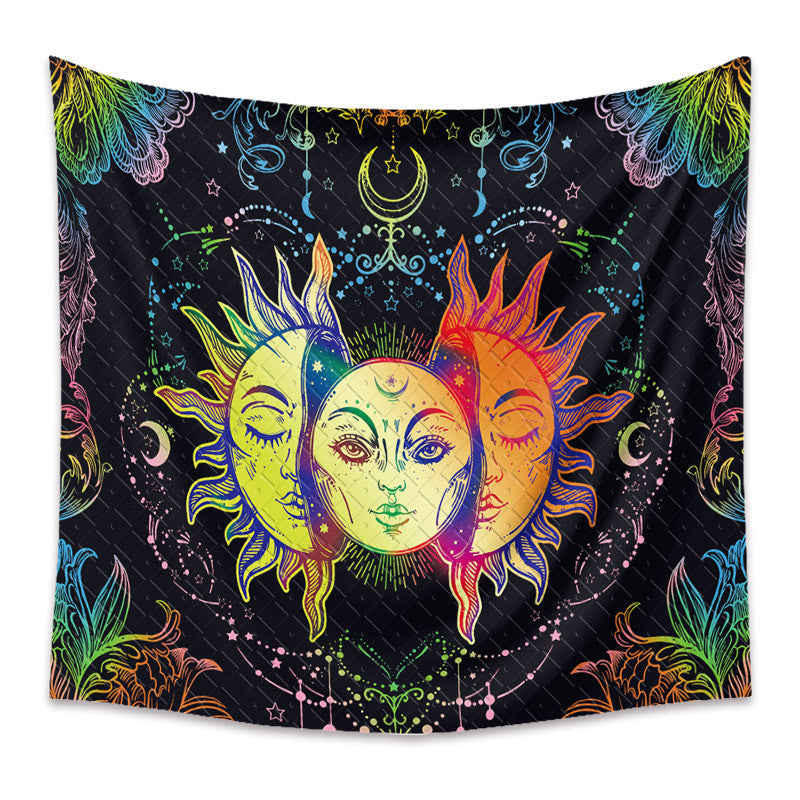 Mandala Moon Goddess Background Cloth Home Decor Tapestry GEMROCKY-Decoration-73*95cm-9-