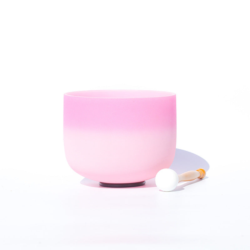 Meditation Gradient Pink Buddha Sound Singing Bowl Set GEMROCKY-Psychic-