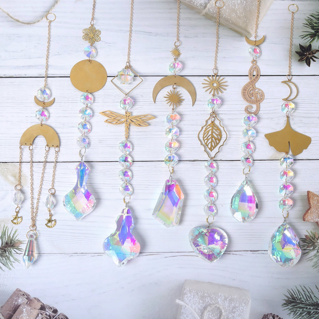 Metal Slice Colorful Pendant Suncatcher Ornaments GEMROCKY-Decoration-