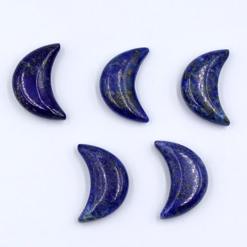 Mini 3cm Crystal Moon Carvings GEMROCKY-Carvings-Lapis Lazuli-